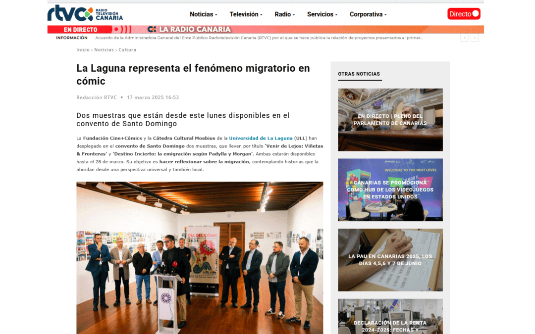 RTVC | La Laguna representa el fenómeno migratorio en cómic
