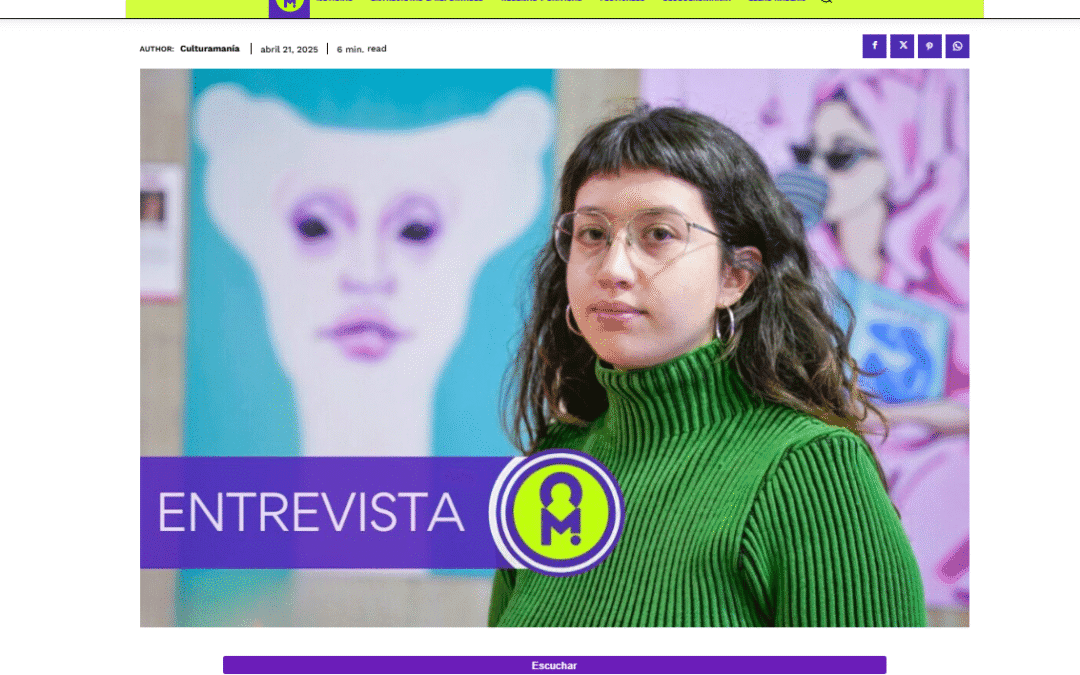 CULTURAMANÍA | Filomena de Martino: “En la feria espero conectar con los espectadores, ver lo que hacen otros artistas y así estar más informada” Por Noé Ramón