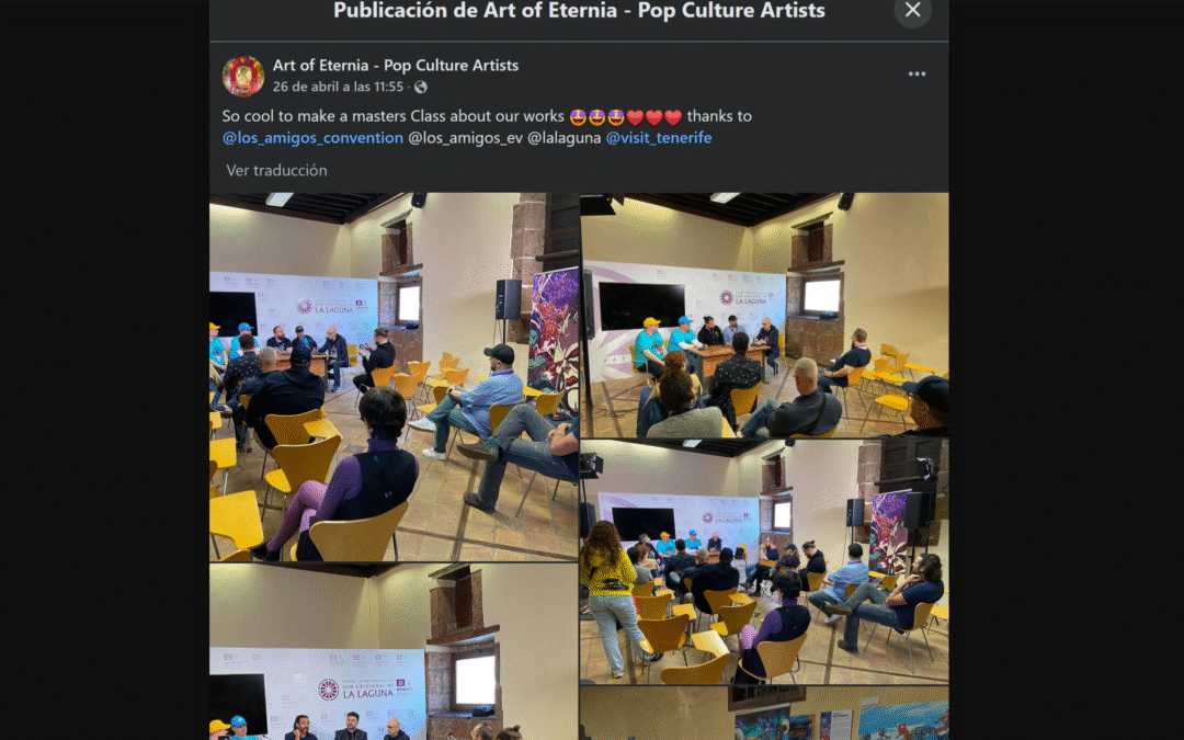 Facebook: Publicación de Art of Eternia – Pop Culture Artists
