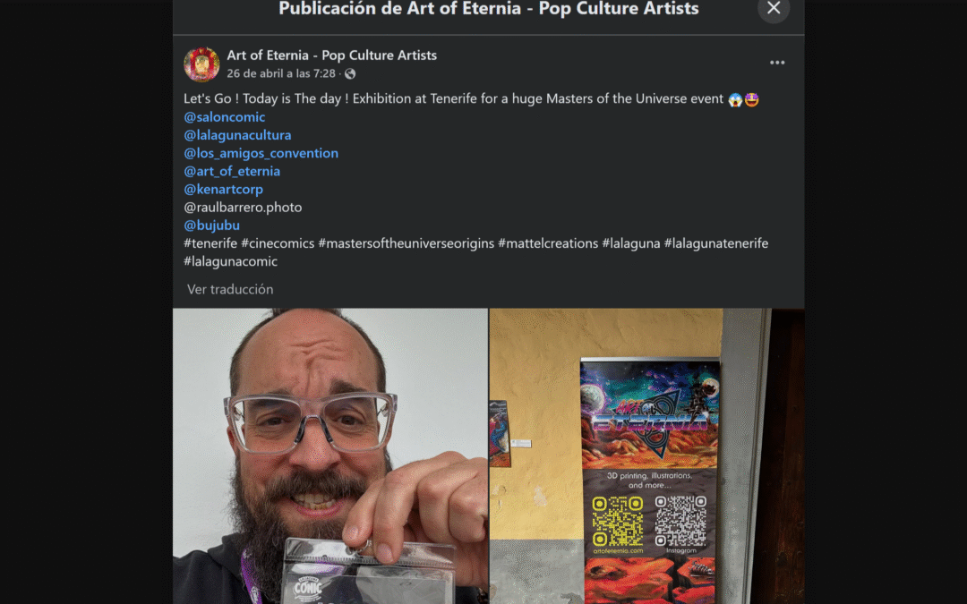 Facebook: Publicación de Art of Eternia – Pop Culture Artists