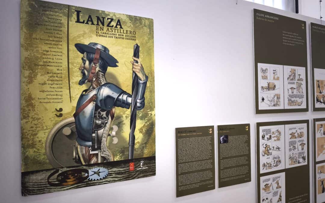 ‘El Quijote y el cómic’, instalada en la Biblioteca Pública del Estado en Santa Cruz de Tenerife