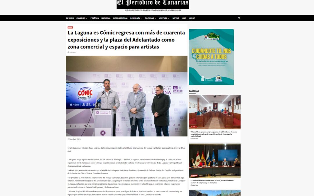 EL PERIÓDICO DE CANARIAS | La Laguna es Cómic regresa con más de cuarenta exposiciones y la plaza del Adelantado como zona comercial y espacio para artistas