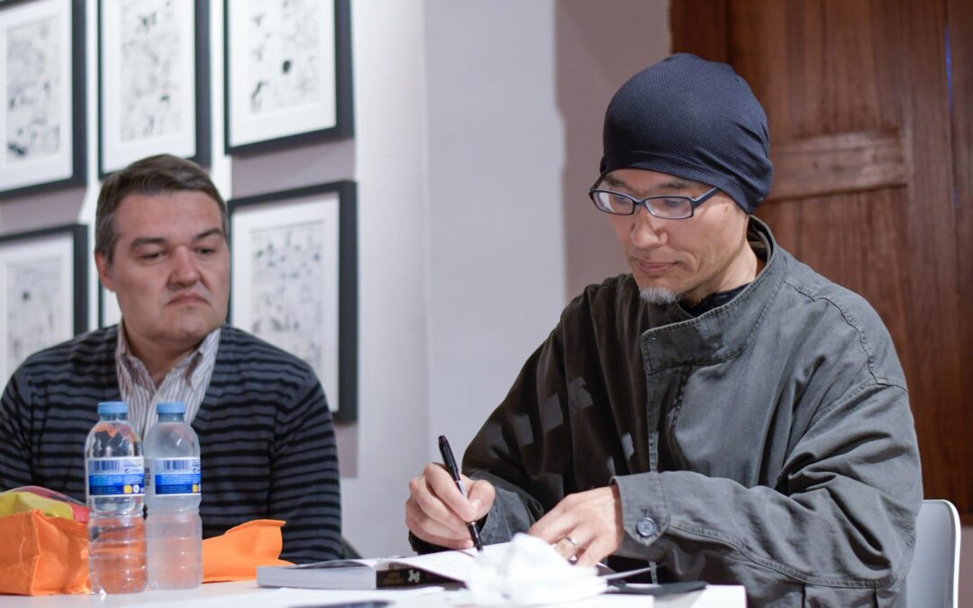 Shintaro Kago colma la Casa Anchieta en su primera sesión de firmas de La Laguna es Cómic
