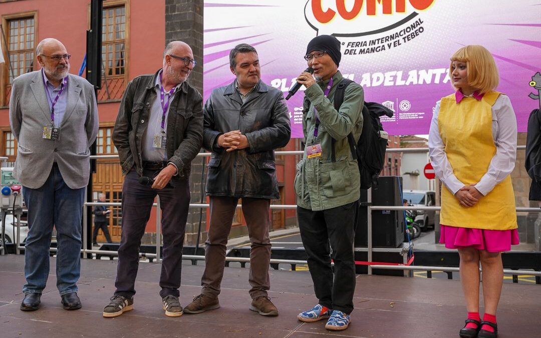 La II Feria Internacional del Manga y el Tebeo de La Laguna celebra su acto de inauguración oficial con la presencia del “sensei” Shintaro Kago