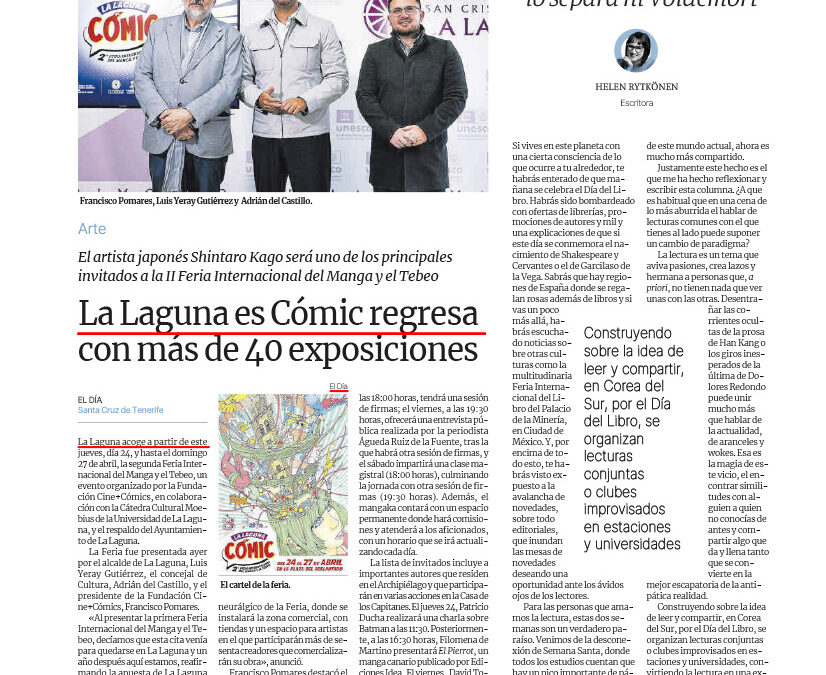 EL DÍA | La Laguna es Cómic regresa con más de 40 exposiciones