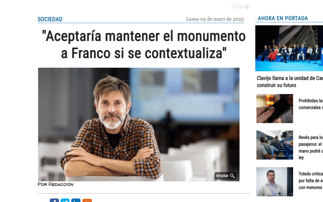 CANARIASDIARIO|»Aceptaría mantener el monumento a Franco si se contextualiza»