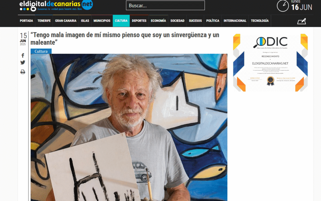 EL DIGITAL DE CANARIAS.NET |“Tengo mala imagen de mí mismo pienso que soy un sinvergüenza y un maleante”