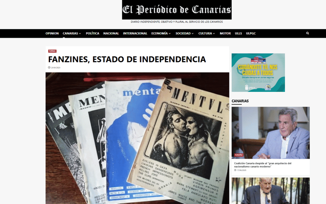 EL PERIÓDICO DE CANARIAS |Fanzines, estado de independencia