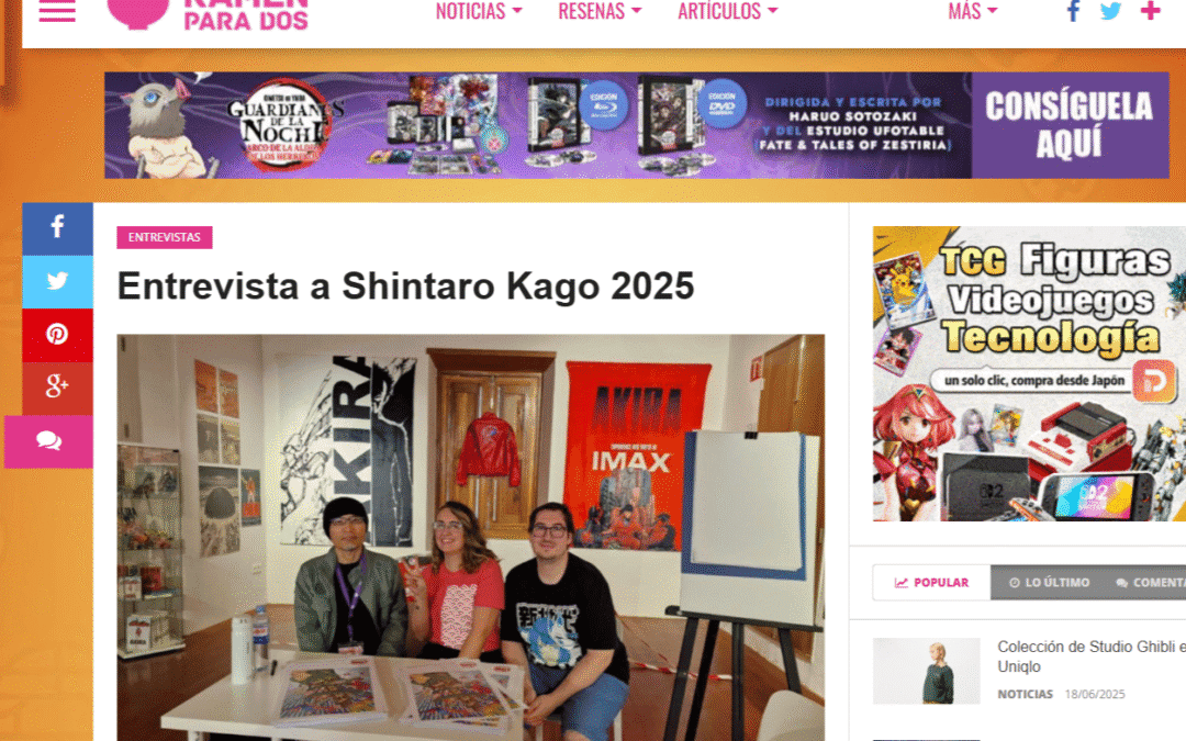 RAMEN PARA DOS | Entrevista a Shintaro Kago 2025