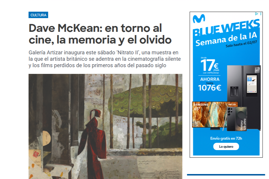DIARIO DE AVISOS | Dave McKean: en torno al cine, la memoria y el olvido