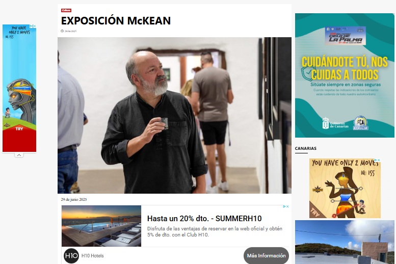 EL PERIÓDICO DE CANARIAS | EXPOSICIÓN McKEAN