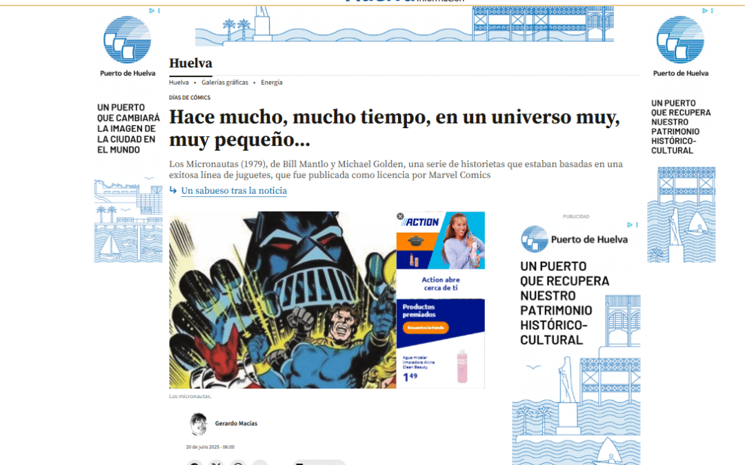 HUELVA INFORMACIÓN | Hace mucho, mucho tiempo, en un universo muy, muy pequeño…