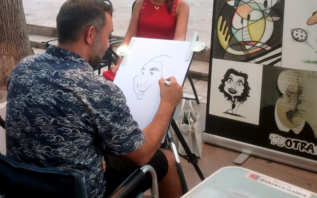 Caricaturistas denuncian la negativa del Ayuntamiento de Marbella a permitirles ejercer su profesión en la vía pública