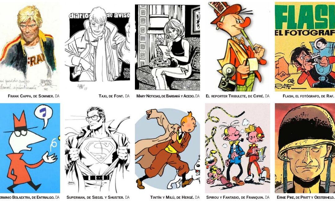 Reporteros y periodistas en el cómic