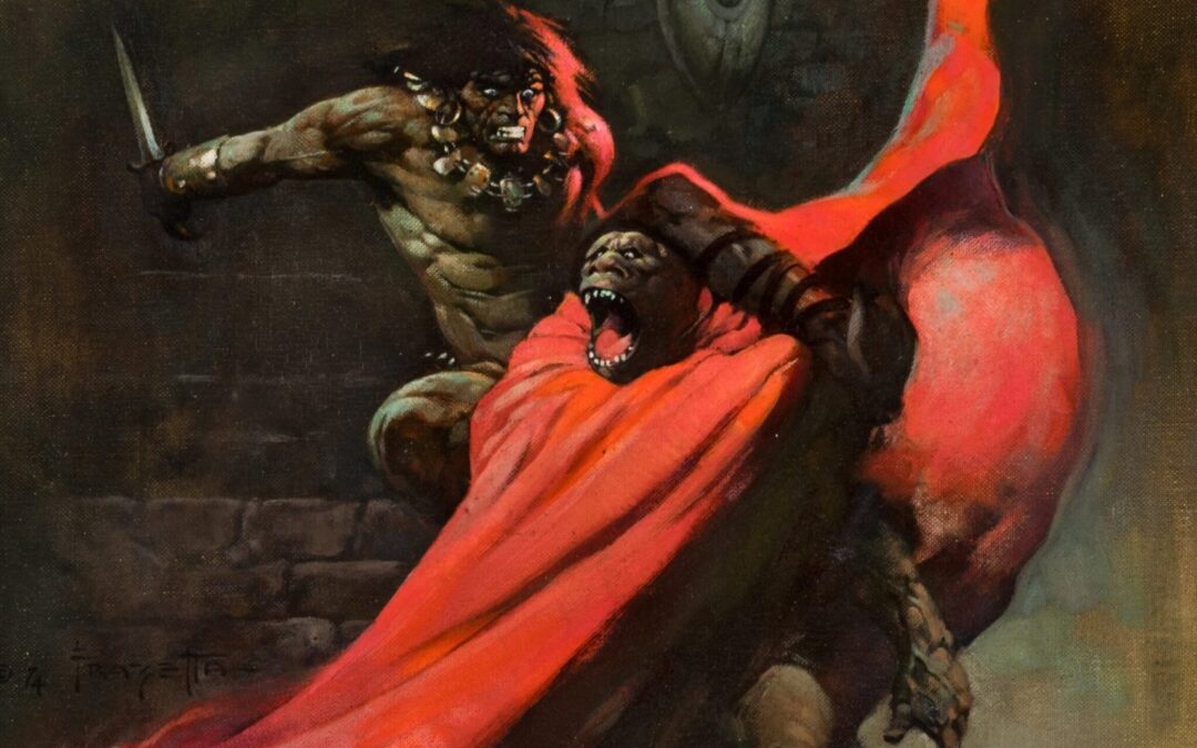 Una pintura original de Conan el Bárbaro de Frank Frazetta bate el récord de ilustración relacionada con el cómic y la fantasía mejor vendida