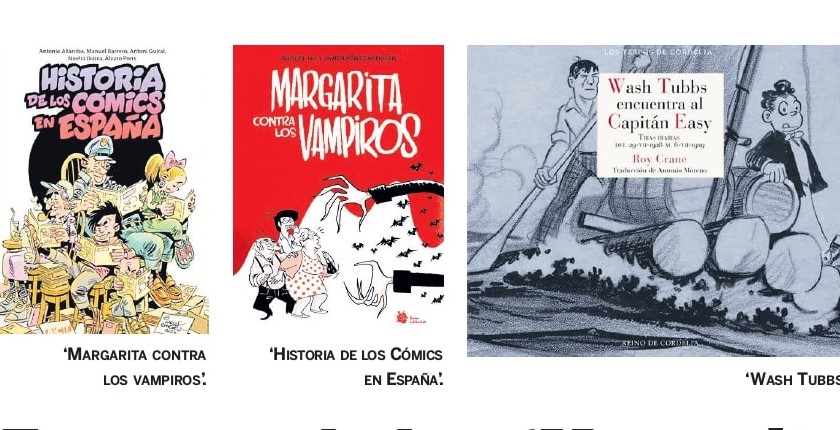 Tres novedades: ‘Margarita contra los vampiros’, ‘Historia de los cómics en España’ y ‘Wash Tubbs encuentra al Capitán Easy’