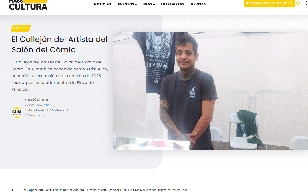 MASS CULTURA | El Callejón del Artista del Salón del Cómic