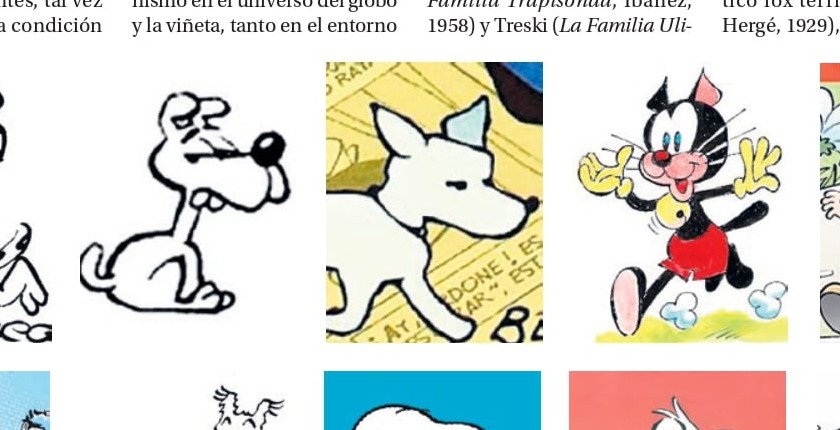 Perros y gatos en el cómic