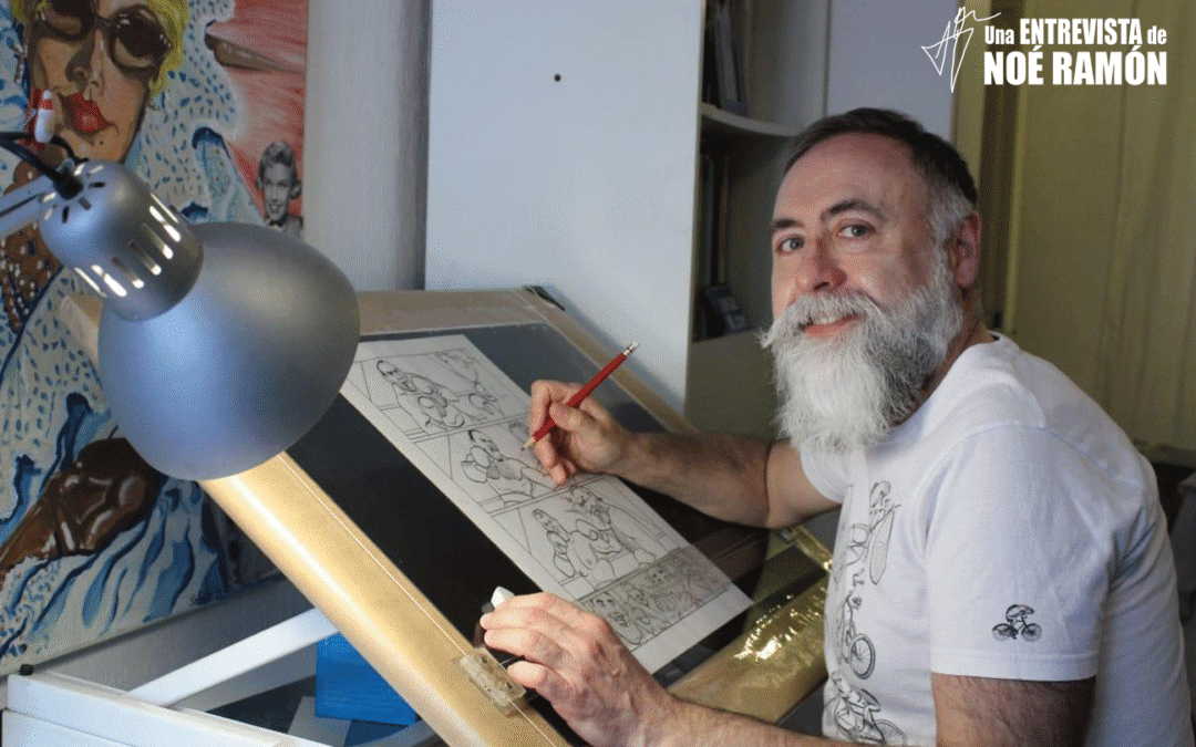 Sebas Martín, historietista: “A los que quieren volver al pasado les digo que seguimos luchando y no vamos a parar, tengo mucha guerra por delante que dar”