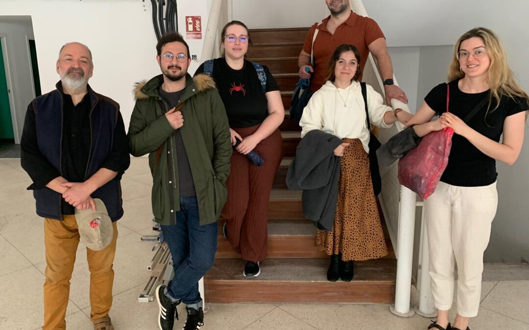 Dave McKean visita la actual y la futura sede de la Fundación Cine+Cómics