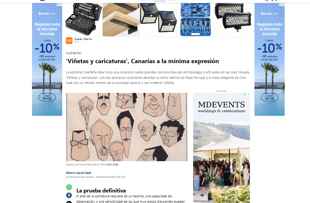 LA PROVINCIA | ‘Viñetas y caricaturas’, Canarias a la mínima expresión
