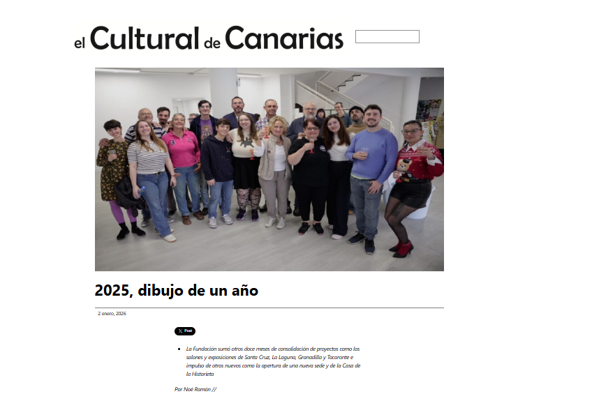 EL CULTURAL DE CANARIAS | 2025, dibujo de un año