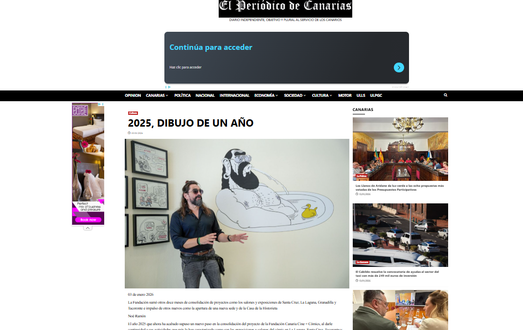 EL PERIÓDICO DE CANARIAS | 2025, DIBUJO DE UN AÑO