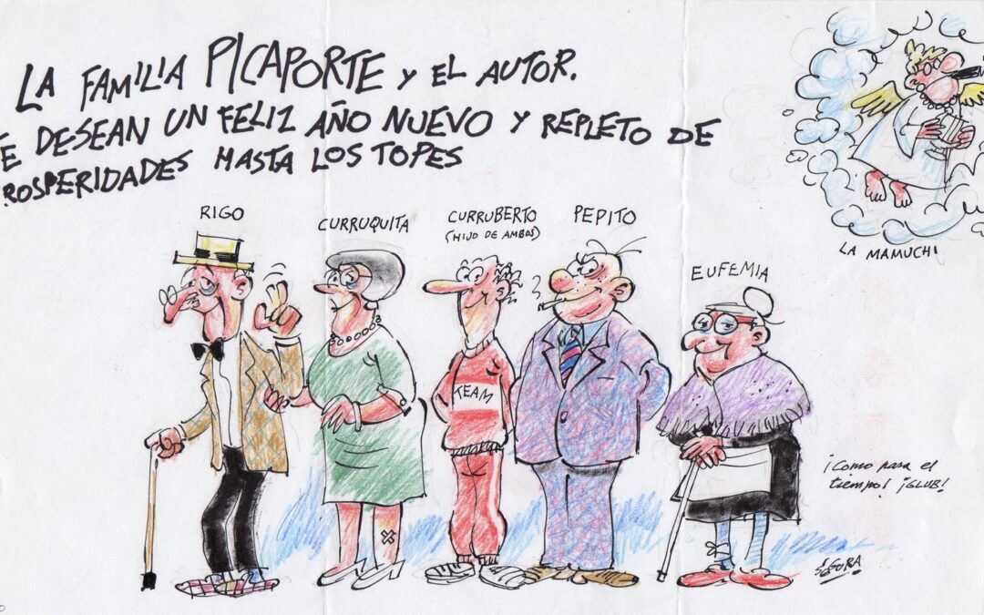 Hasta los personajes envejecen