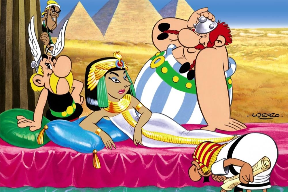 Aprendiendo del Antiguo Egipto con Astérix, (Obélix) y Cleopatra, por Aarón González
