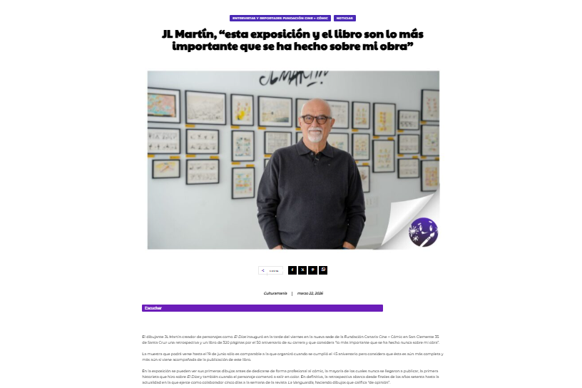 LANCELOT DIGITAL | “Llevo tanto tiempo dibujando los paisajes y personajes de las Islas que ya comienzo a sentir que pertenezco un poco a Canarias”