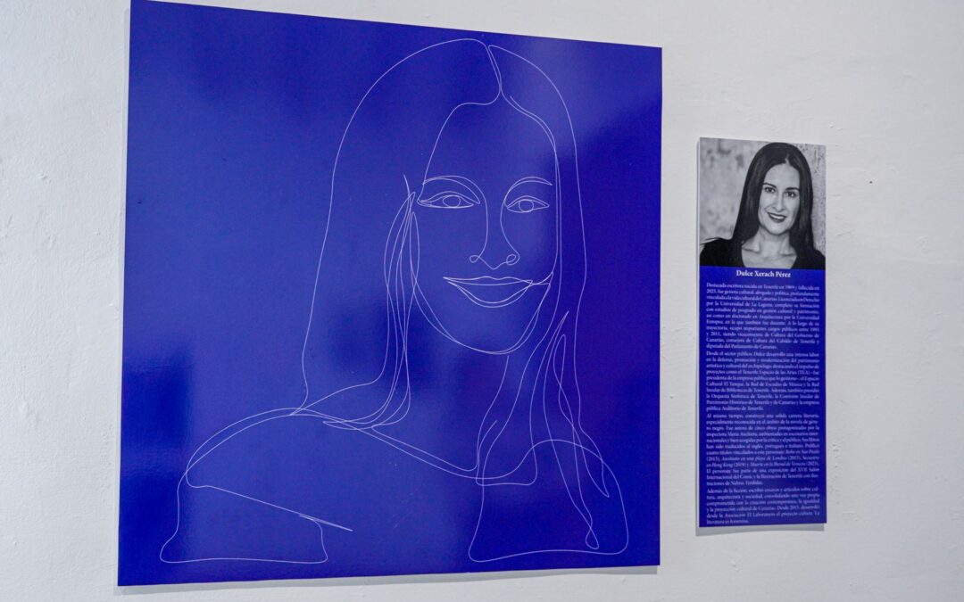 La Fundación y Patricia Morales homenajean a Dulce Xerach, incluyéndola en la exposición “Mujeres Canarias”