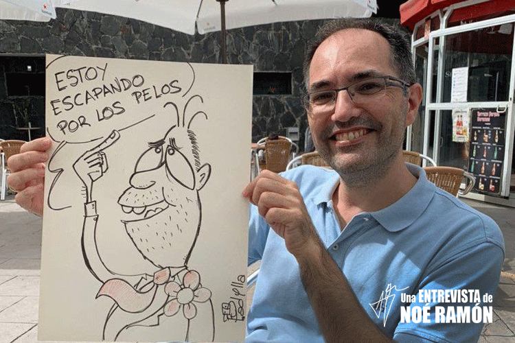 Padylla, viñetista y Premio Canarias de Comunicación: “Tras el Premio seguiré dando caña, de lo contrario dejaría de ser humorista gráfico”
