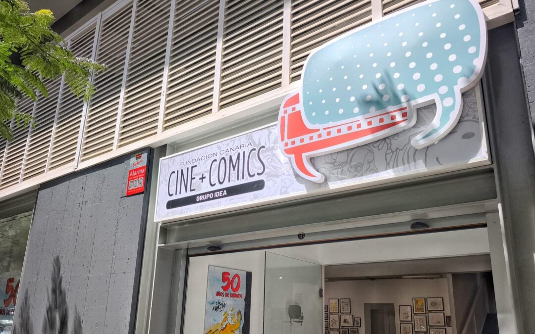 La Fundación Cine+Cómics inaugura su nueva sede con la asistencia de primeros espadas del tebeo nacional