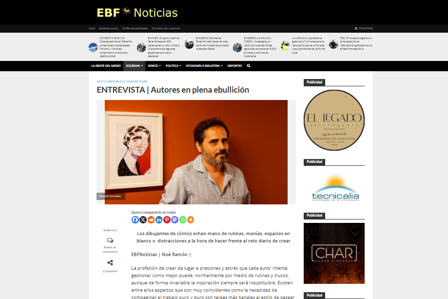 EL BLOGO FEROZ | ENTREVISTA | Autores en plena ebullición