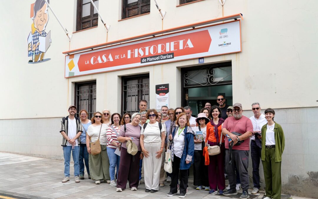 Santa Cruz a Pie comienza sus rutas, que incluyen la Casa de la Historieta Manuel Darias