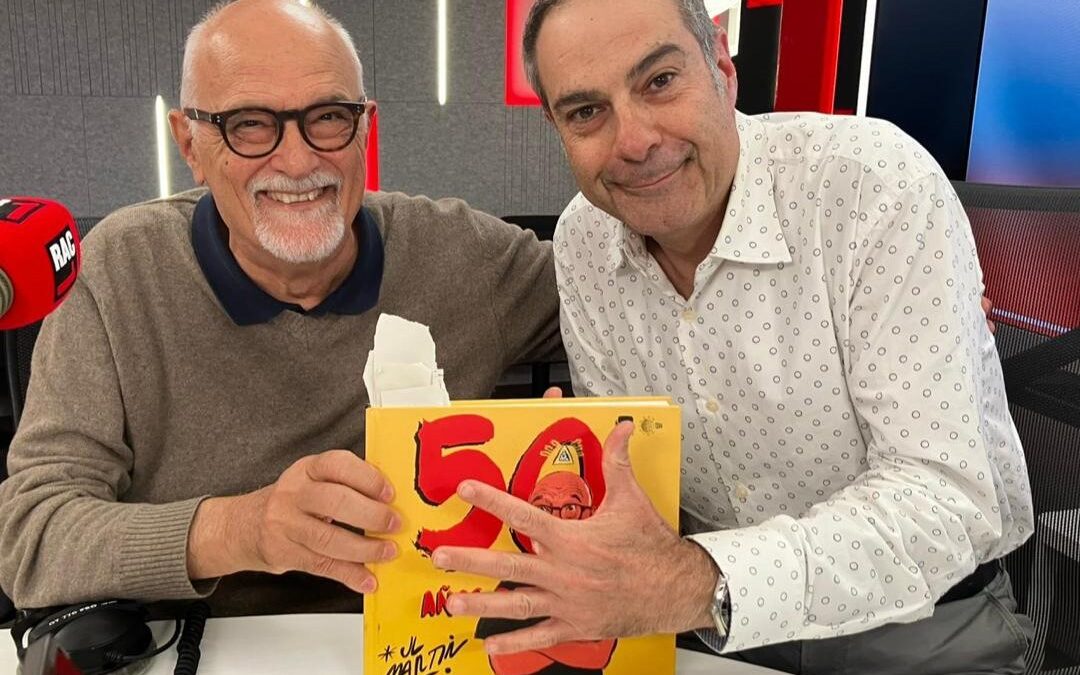 JL Martín presenta su libro en ‘Versió RAC1’, el programa vespertino de radio más escuchado en Cataluña