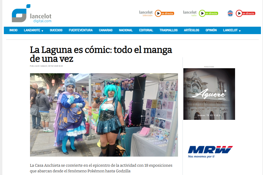 LANCELOT DIGITAL | La Laguna es cómic: todo el manga de una vez