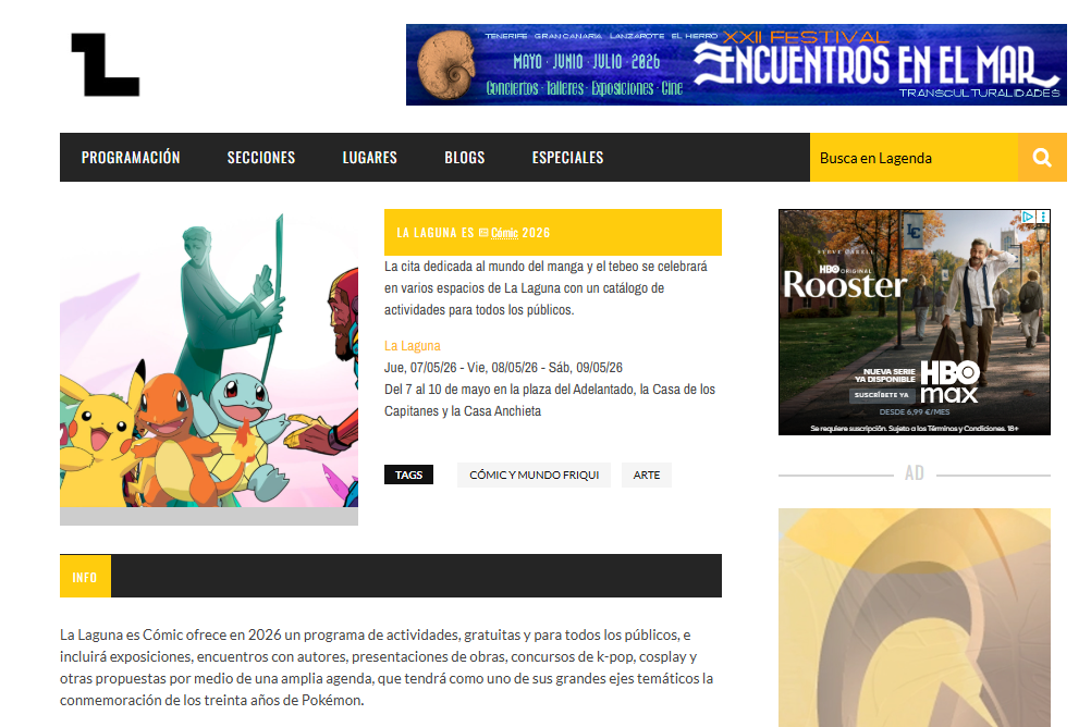 LAGENDA | La Laguna es Cómic 2026