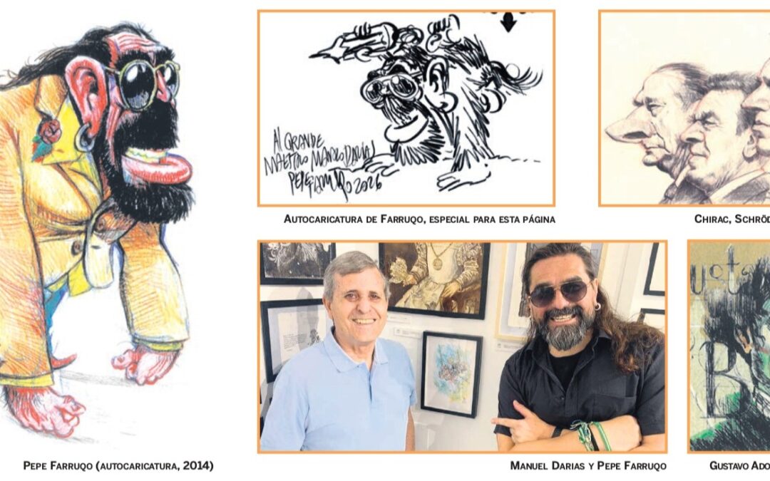 Doble exposición de Farruqo en la sede de la Fundación Cine+Cómics
