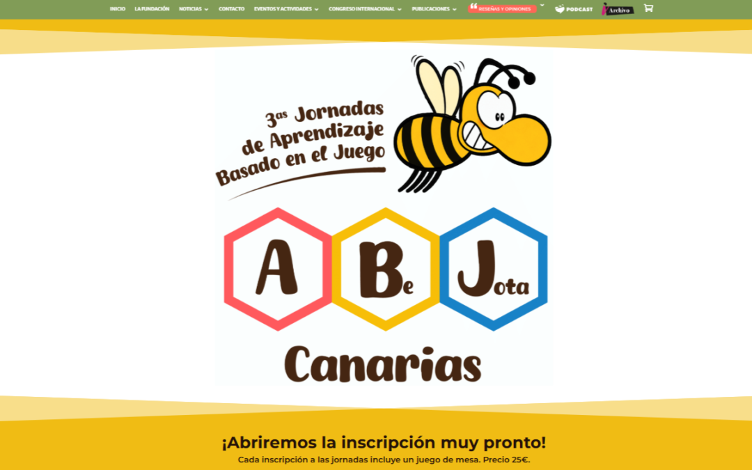 La página web de las III Jornadas ABJ-Canarias ya se encuentra operativa