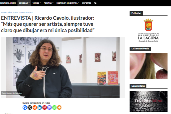 EL BLOGO FEROZ | ENTREVISTA | Ricardo Cavolo, ilustrador: “Más que querer ser artista, siempre tuve claro que dibujar era mi única posibilidad”