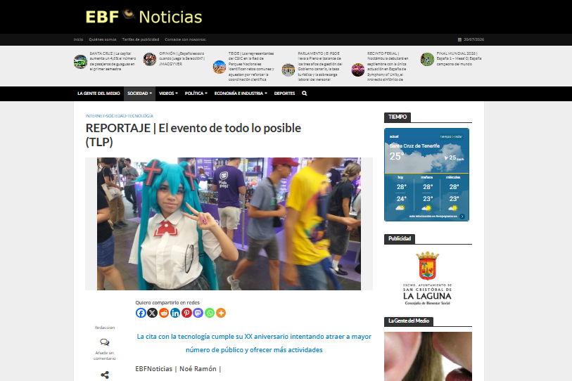 EL BLOGO FEROZ | REPORTAJE | El evento de todo lo posible (TLP)