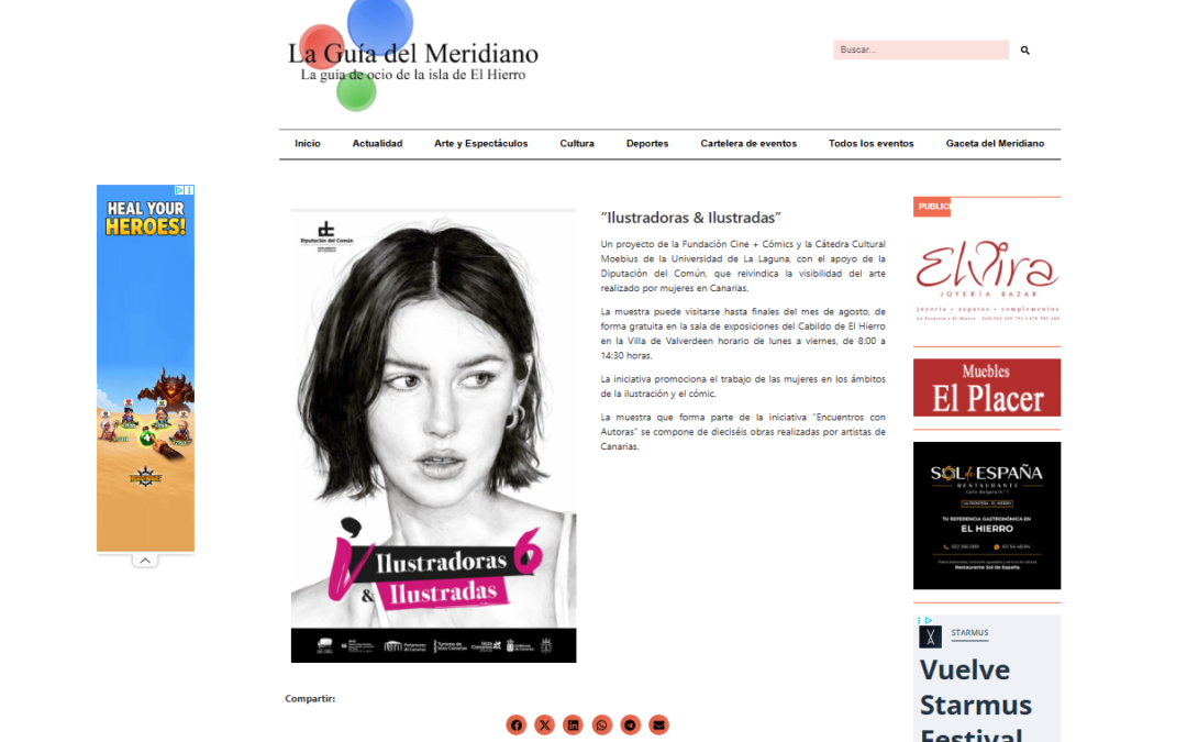 LA GUÍA DEL MERIDIANO | “Ilustradoras & Ilustradas”