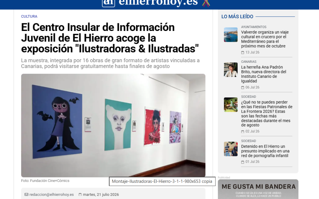 EL HIERRO HOY.es | El Centro Insular de Información Juvenil de El Hierro acoge la exposición «Ilustradoras & Ilustradas»