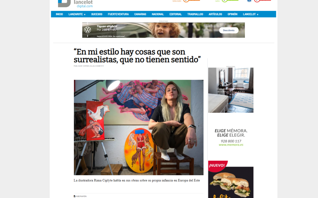 LANCELOT DIGITAL | “En mi estilo hay cosas que son surrealistas, que no tienen sentido”