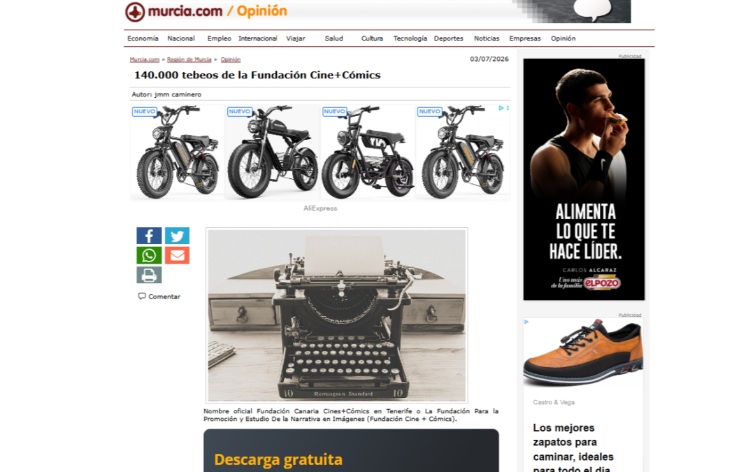 MURCIA.COM | 140.000 tebeos de la Fundación Cine+Cómics