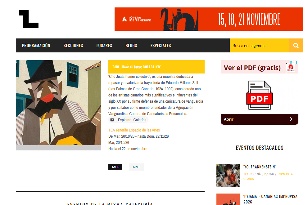 LAGENDA | «Cho Juaá : humor colectivo»