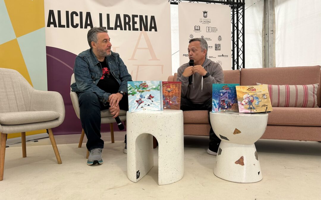 Moisés Gómez presenta ‘Las aventuras de Sho’ en la Feria del Libro de La Laguna