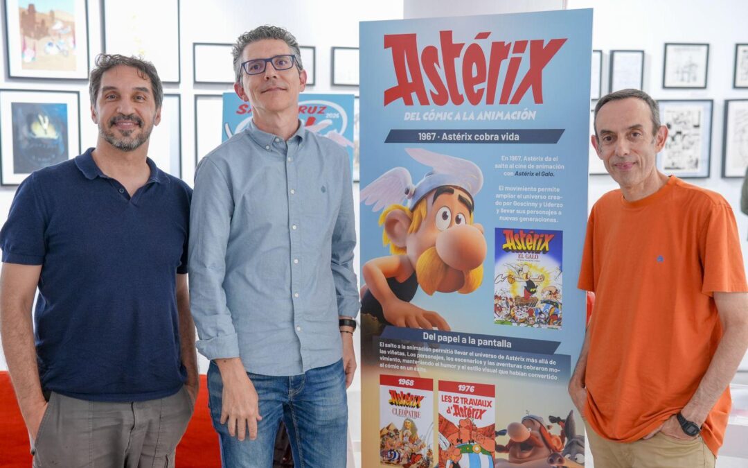 Jean-François Tosti y Jordi Canyissà abordan en la Fundación las adaptaciones animadas de ‘Astérix’