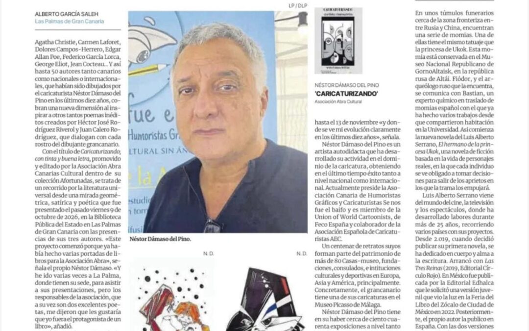 LA PROVINCIA | Néstor Dámaso fusiona poesía y caricatura a través de 50 autores